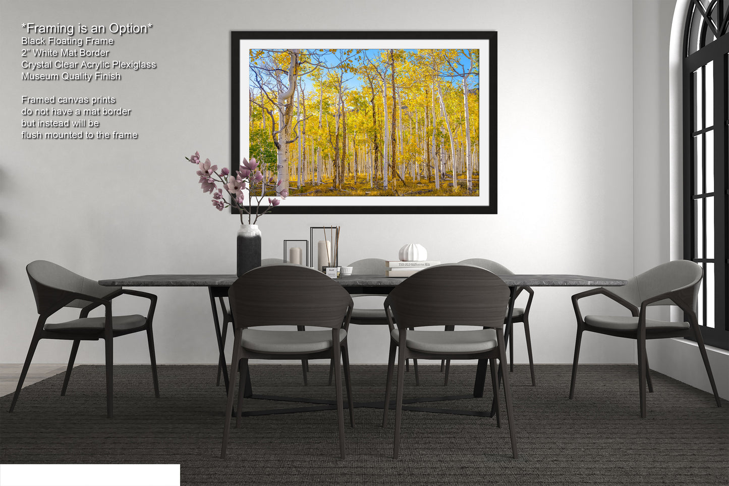 Fall Aspen Trees Wall Art, Pando / Birch Tree / Large Forest Print Nature / Canvas Wall Decor / Acrylic / Metal / Photography