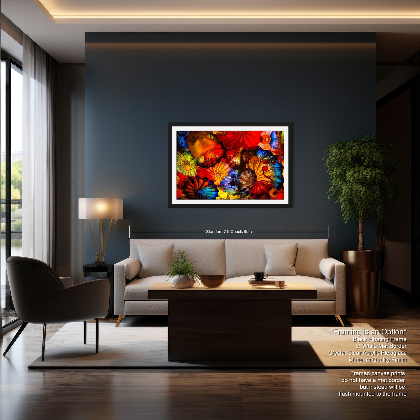 Color Glass Flowers Print, Chihuly Glass Wall Art, Home Decoration, House Warming Gift, Interior Design Ideas, Abstract Art, Urban Art