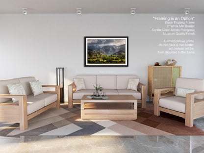 Clearing Storm over Mountain Valley / Sunland-Tujunga /  large canvas wall art