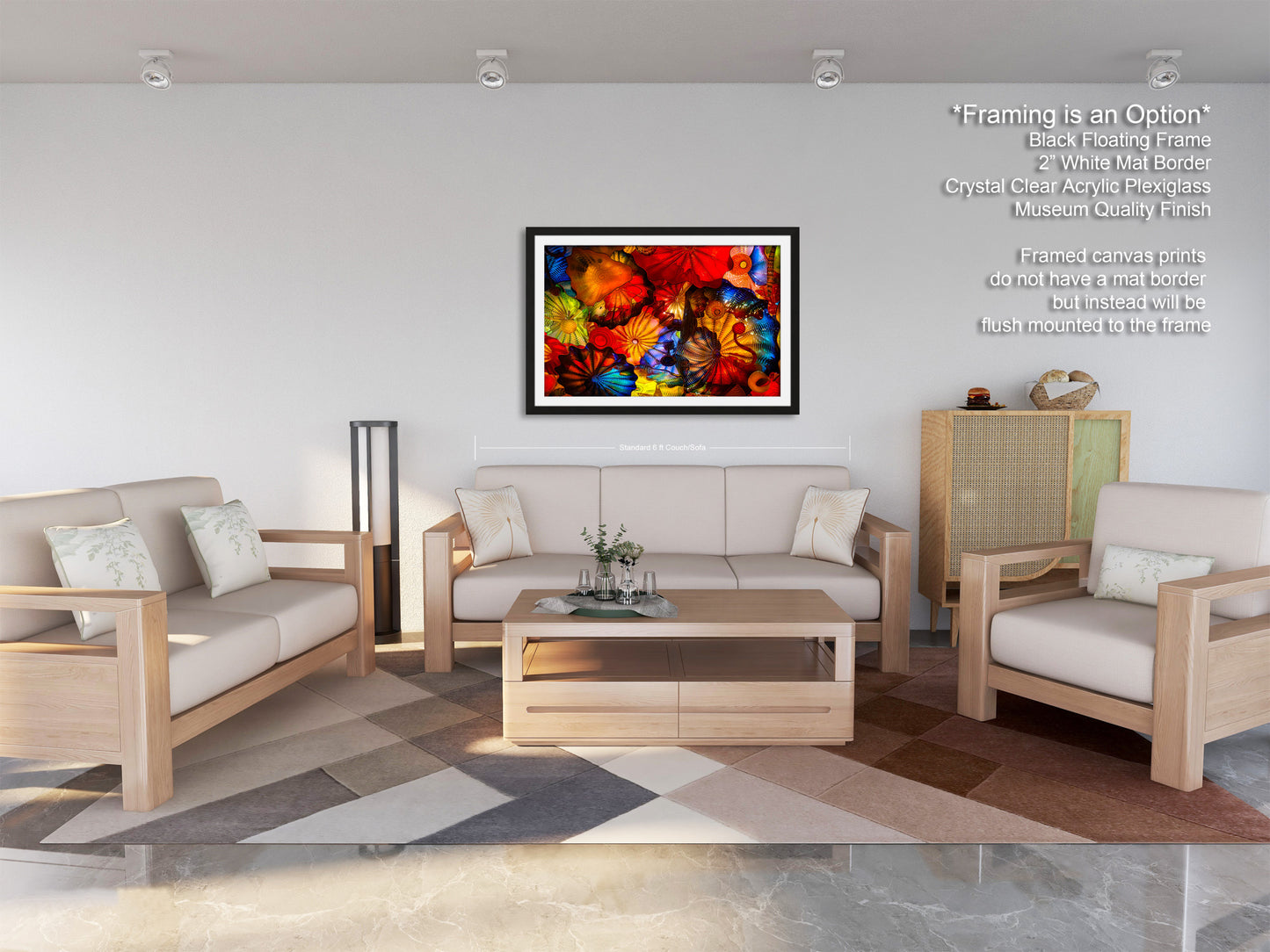 Color Glass Flowers Print, Chihuly Glass Wall Art, Home Decoration, House Warming Gift, Interior Design Ideas, Abstract Art, Urban Art
