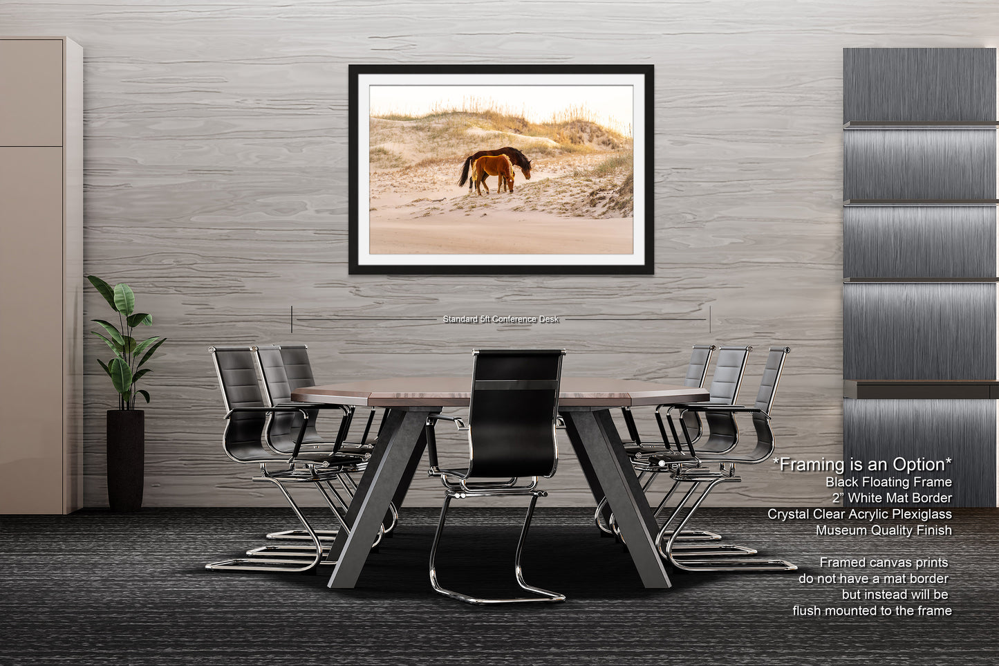 Wild Mustang Horses Mother and Baby Sunset / Fine Art Print / Canvas / Acrylic / Metal / Photography