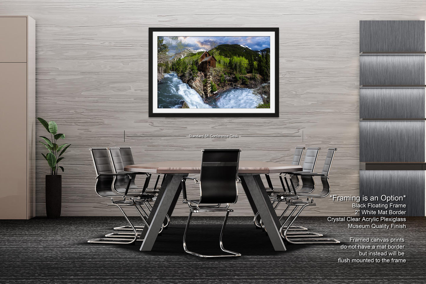 Crystal Mill landscape picture, Aspen Colorado, Carbondale Colorado, Crystal Mill in spring, Colorado wall art, mountain wall art, man cave