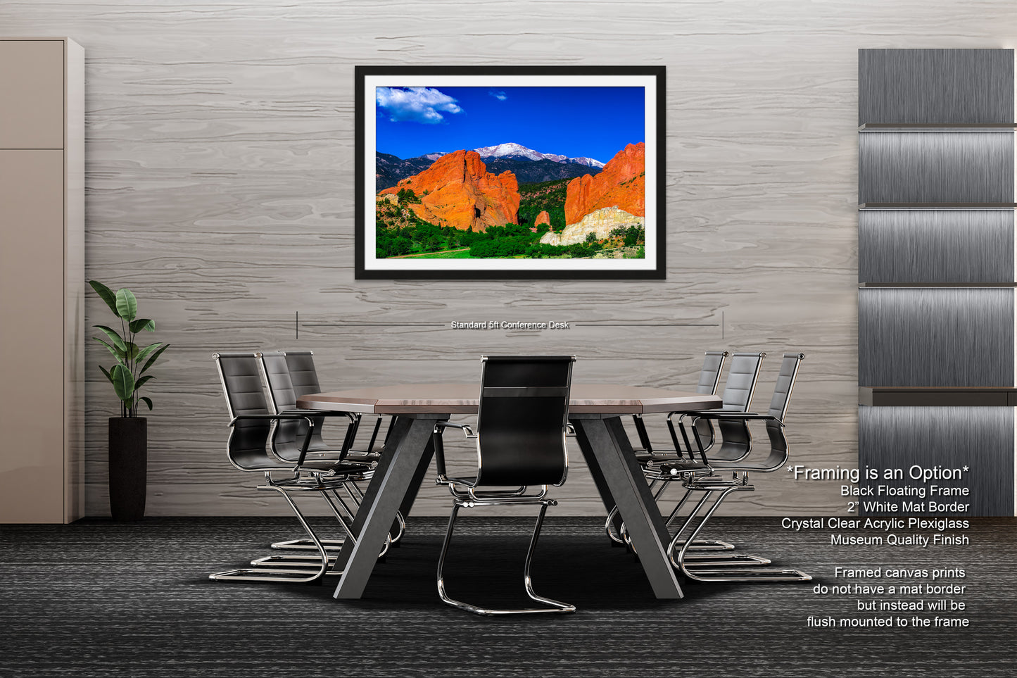 Garden of the god's picture, Pikes Peak print, Colorado Springs canvas, Colorado Springs wall art, 