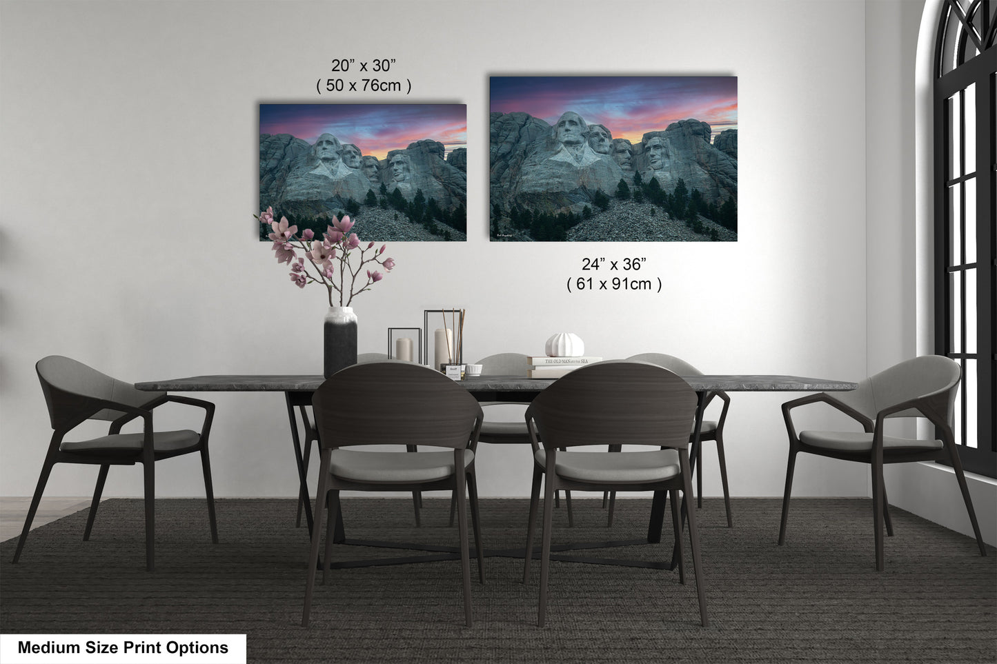 Mt. Rushmore national monument, Mount Rushmore, South Dakota picture, Black Hills wall art, Mt. Rushmore picture, sunset in black hills