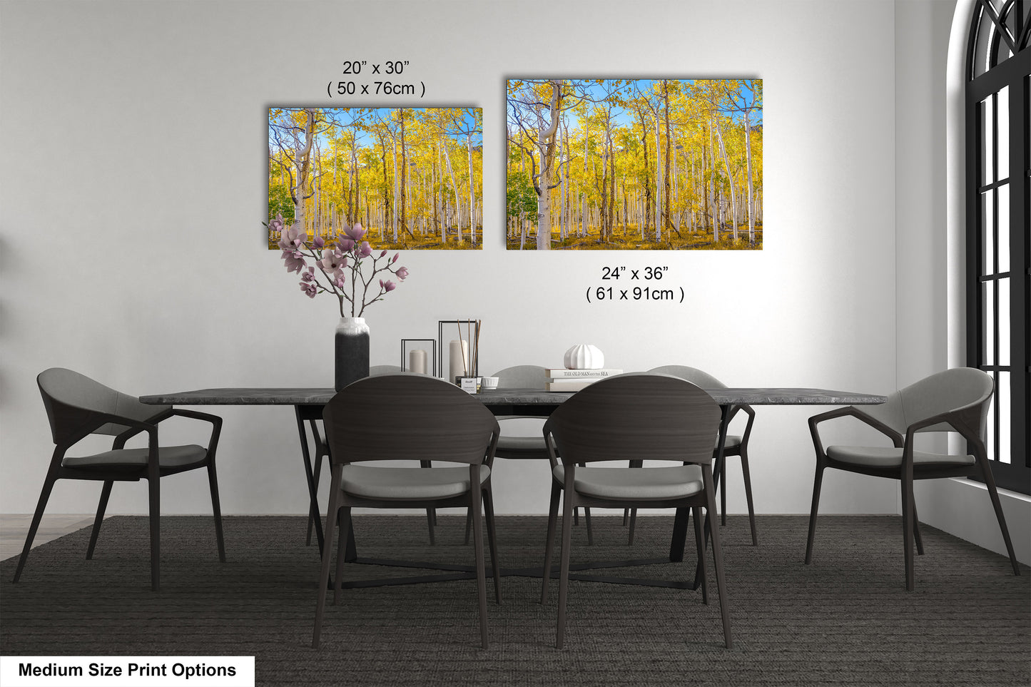Fall Aspen Trees Wall Art, Pando / Birch Tree / Large Forest Print Nature / Canvas Wall Decor / Acrylic / Metal / Photography