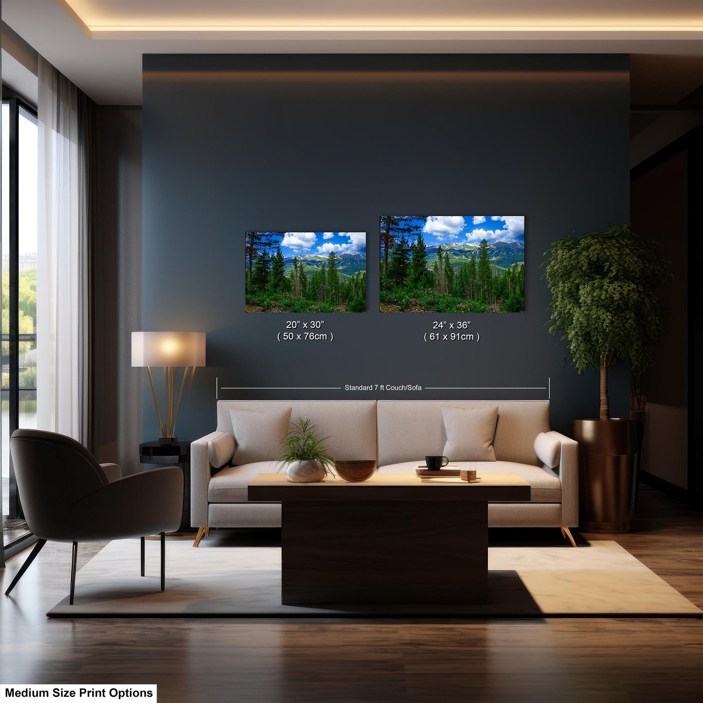 Breckenridge Colorado summertime picture, Breckenridge wall art, wildflowers of Colorado, mountain wall art, extra large wall art