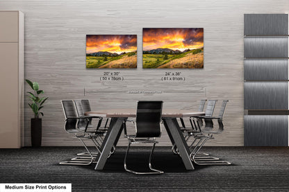 Boulder Flatirons Sunset, Photo, Wall Art, Boulder, Colorado, Canvas Print, Wall Decor, Metal Print, CU Buffs, Mountains