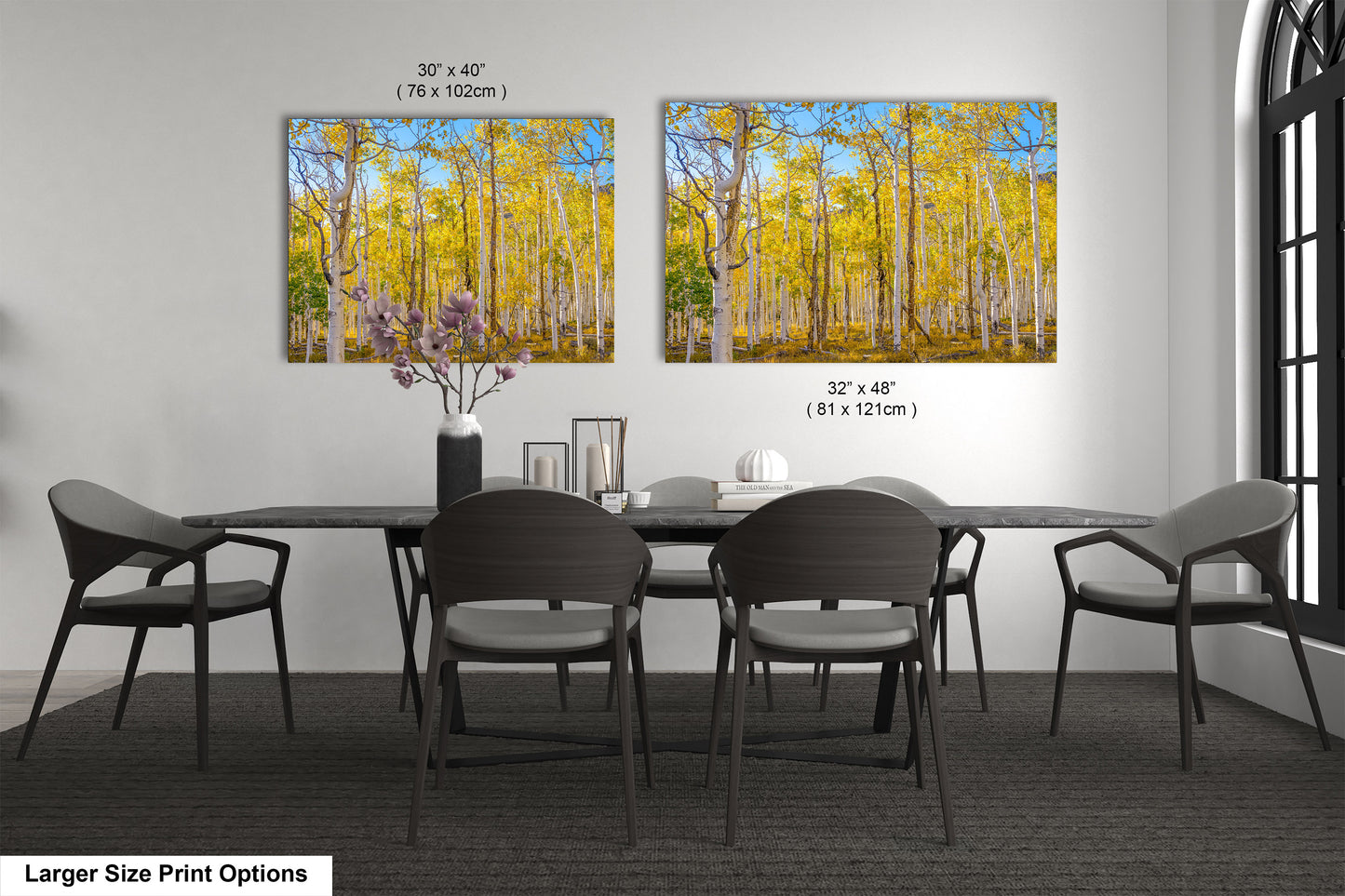 Fall Aspen Trees Wall Art, Pando / Birch Tree / Large Forest Print Nature / Canvas Wall Decor / Acrylic / Metal / Photography