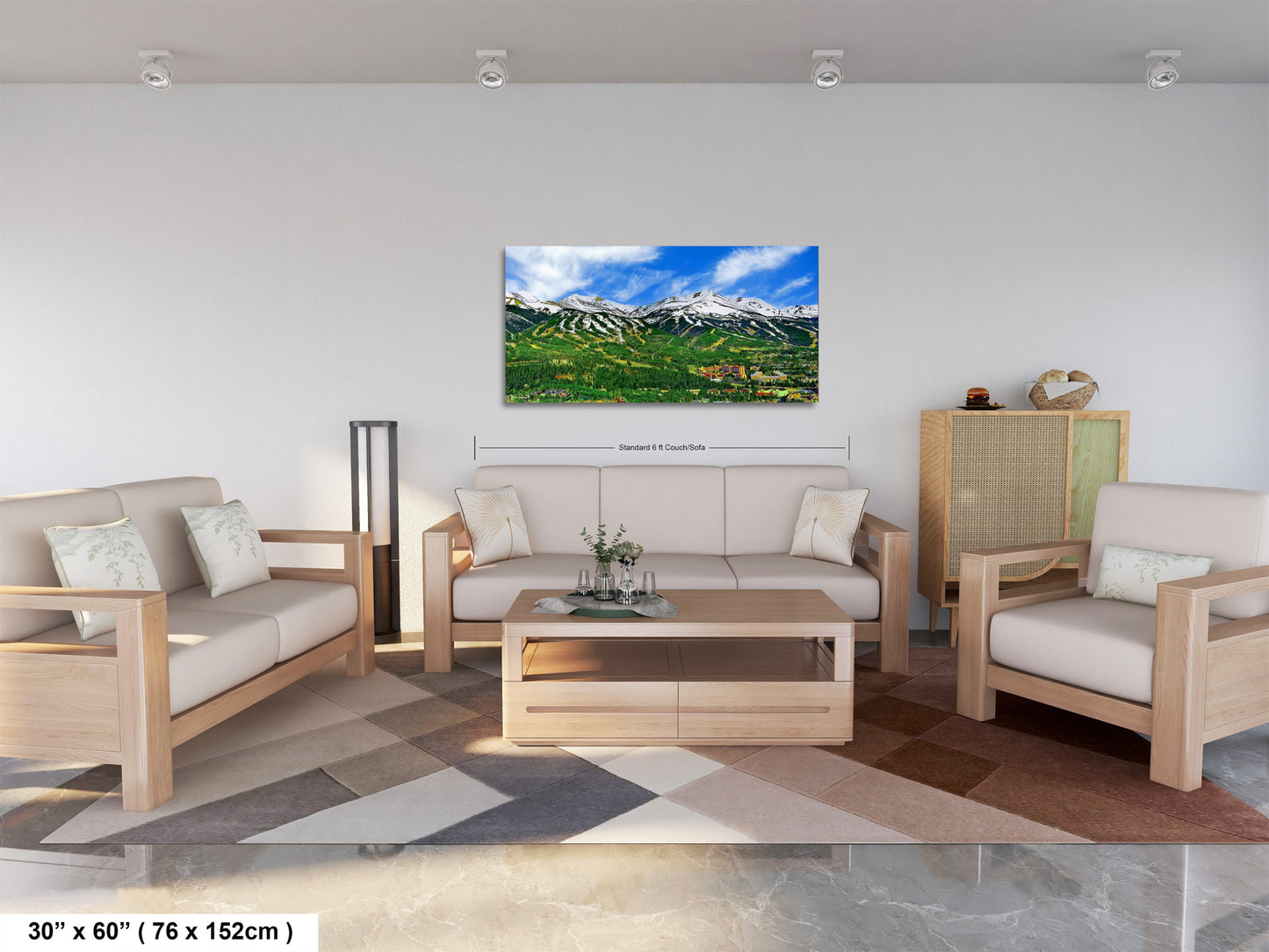 Breckenridge ski resort picture, Breckenridge Colorado wall art, Breckenridge in early summer, extra large wall art, Colorado ski,