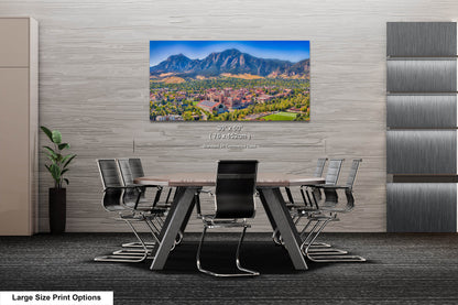Folsom Field, Boulder Colorado Mountainscape