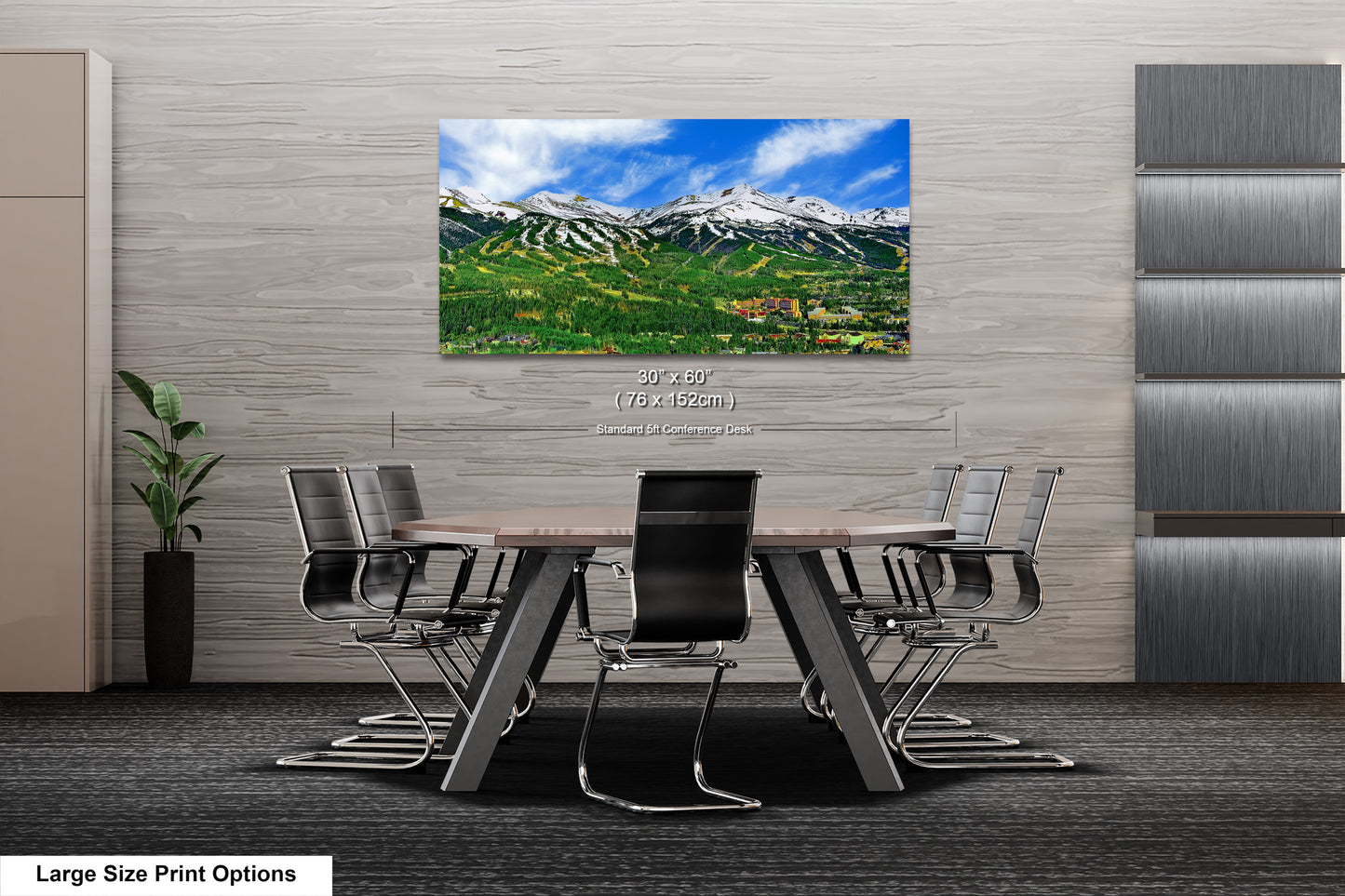 Breckenridge ski resort picture, Breckenridge Colorado wall art, Breckenridge in early summer, extra large wall art, Colorado ski,