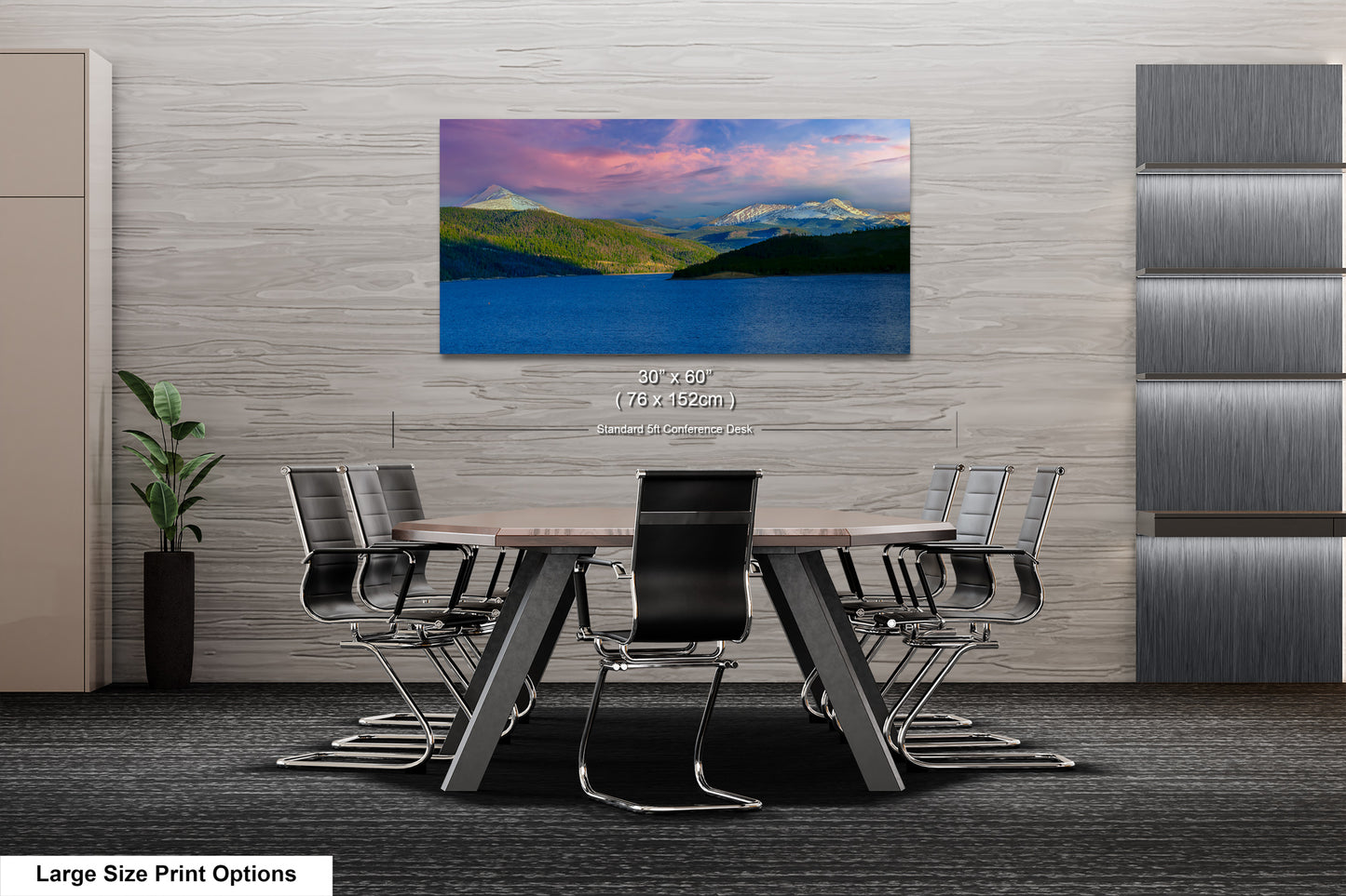 Lake Dillon panorama picture, Breckenridge, Colorado wall art, mountain lake, Frisco Colorado, extra large wall art, mountains