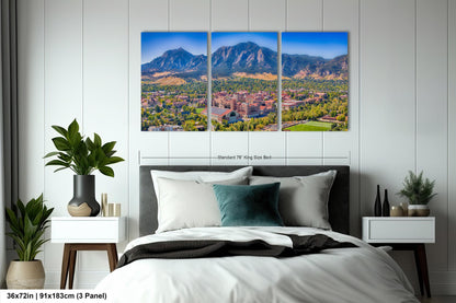 Folsom Field, Boulder Colorado Mountainscape