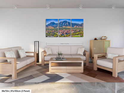 Folsom Field, Boulder Colorado Mountainscape