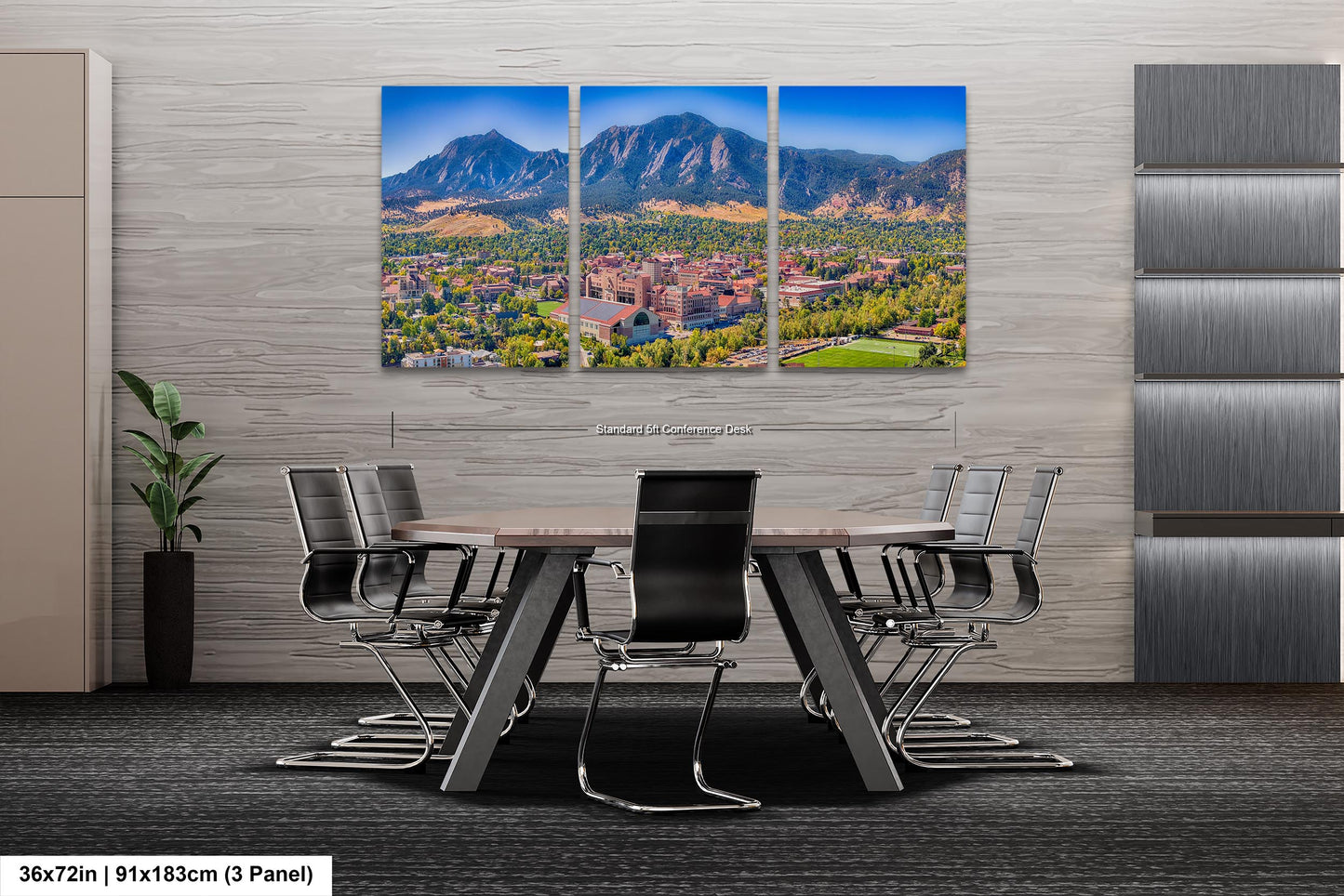 Folsom Field, Boulder Colorado Mountainscape