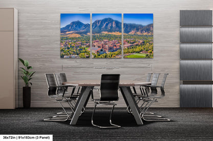Folsom Field, Boulder Colorado Mountainscape