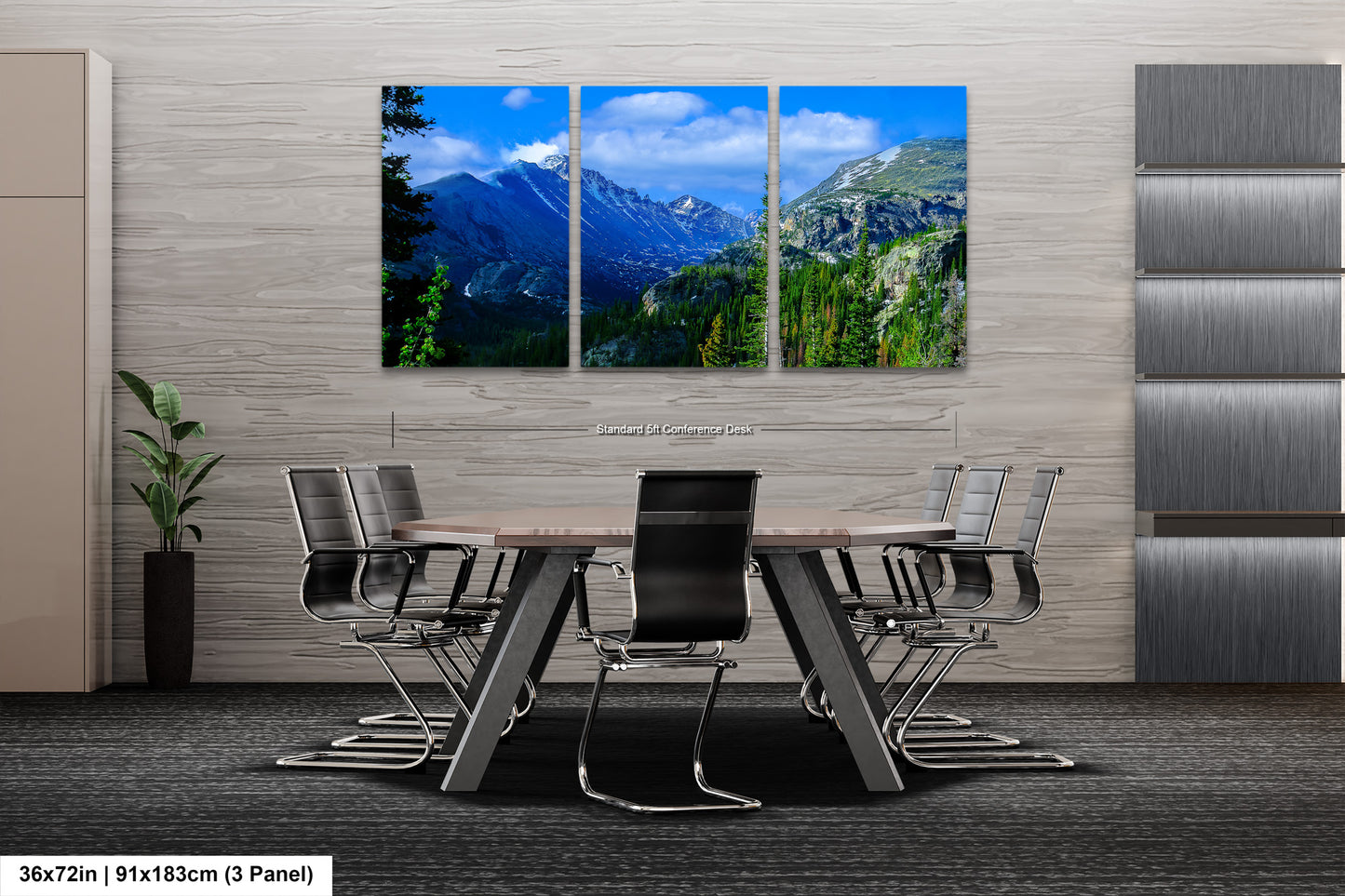 Rocky Mountain National Park panoramic picture, large panoramic art, Longs Peak Colorado, Estes Park wall art, national park panorama,