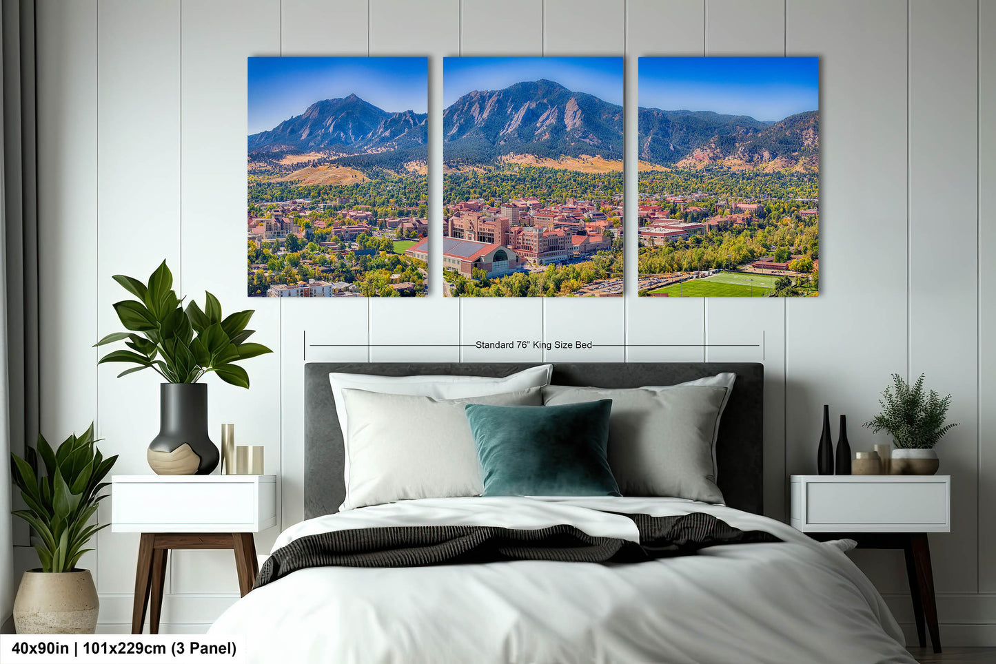 Folsom Field, Boulder Colorado Mountainscape