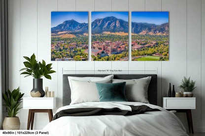 Folsom Field, Boulder Colorado Mountainscape