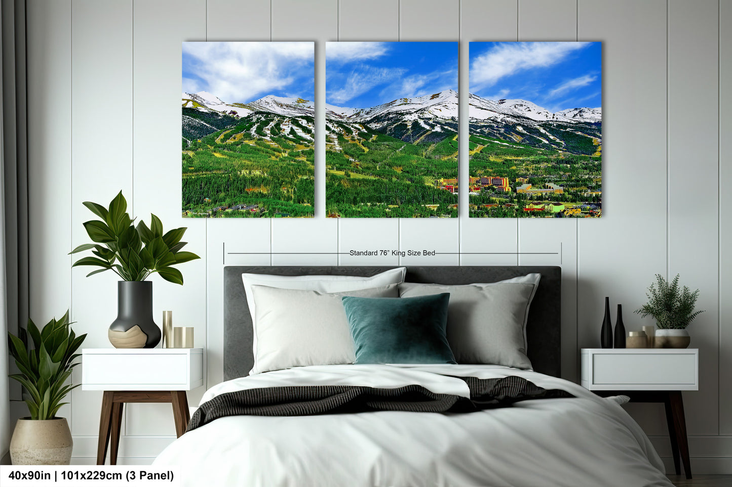 Breckenridge ski resort picture, Breckenridge Colorado wall art, Breckenridge in early summer, extra large wall art, Colorado ski,