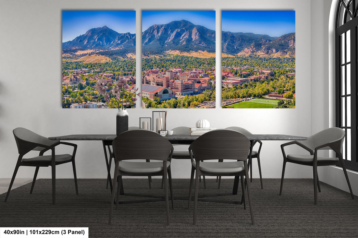 Folsom Field, Boulder Colorado Mountainscape