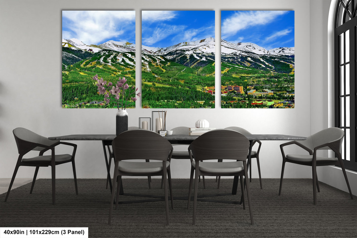 Breckenridge ski resort picture, Breckenridge Colorado wall art, Breckenridge in early summer, extra large wall art, Colorado ski,