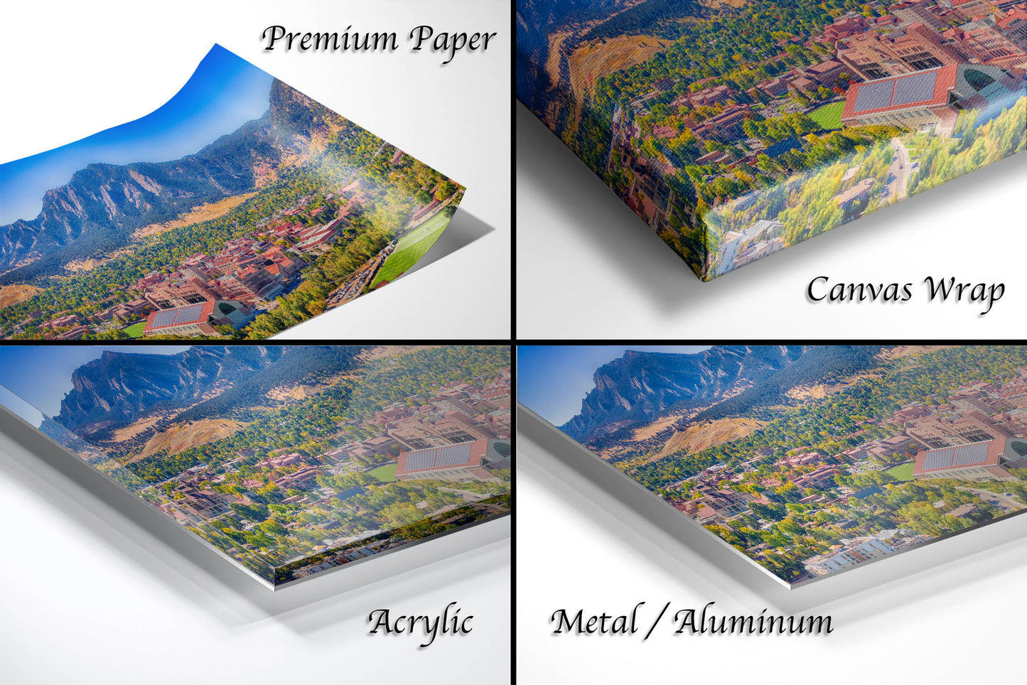 Folsom Field, Boulder Colorado Mountainscape