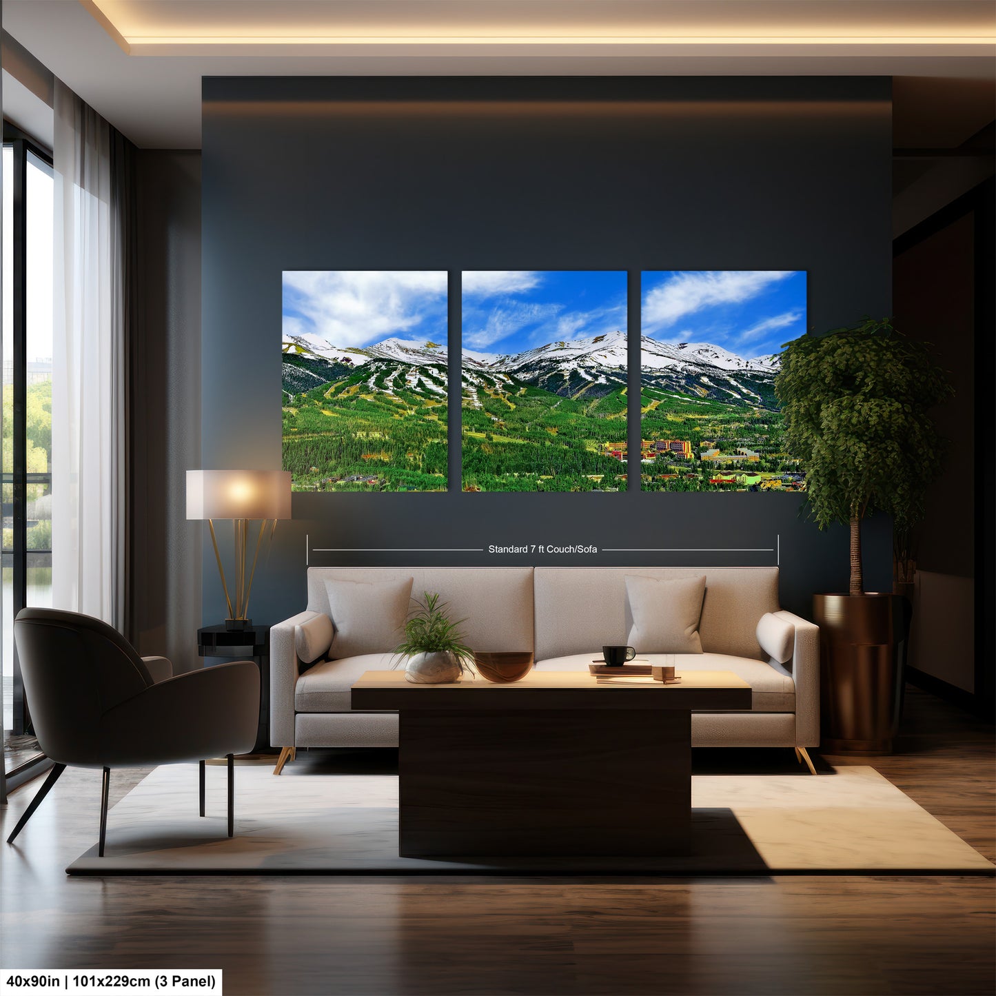 Breckenridge ski resort picture, Breckenridge Colorado wall art, Breckenridge in early summer, extra large wall art, Colorado ski,