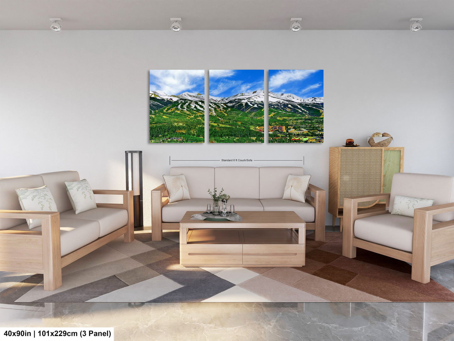 Breckenridge ski resort picture, Breckenridge Colorado wall art, Breckenridge in early summer, extra large wall art, Colorado ski,