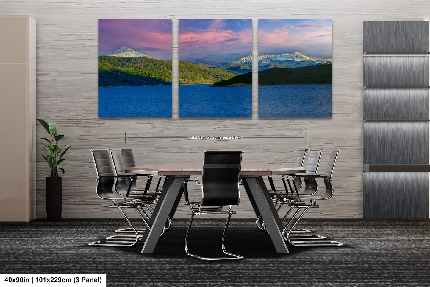 Lake Dillon panorama picture, Breckenridge, Colorado wall art, mountain lake, Frisco Colorado, extra large wall art, mountains