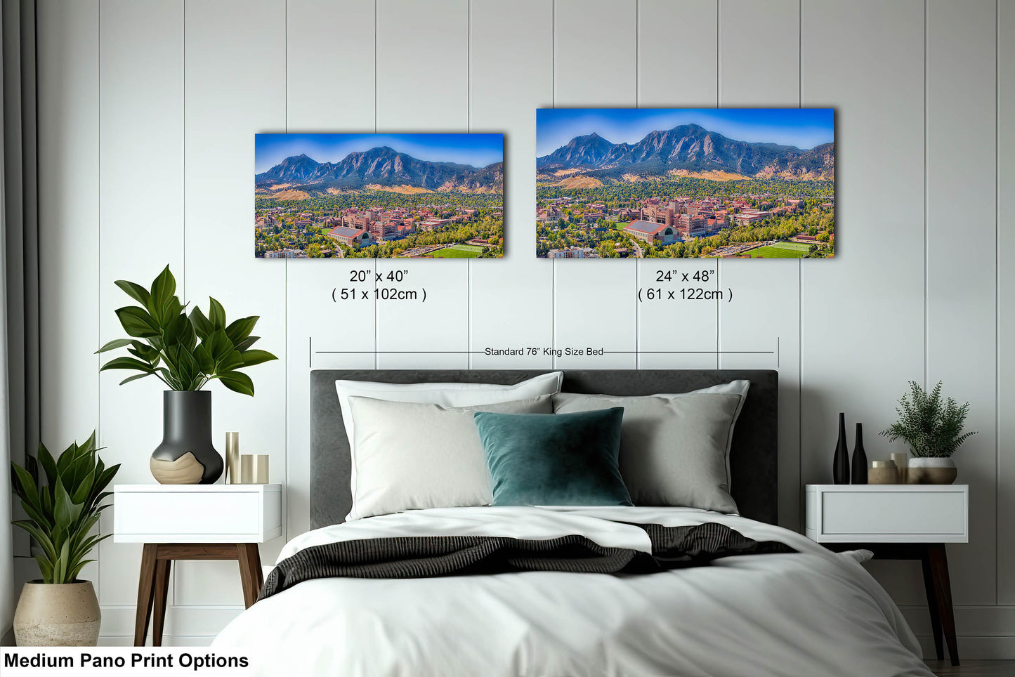 Folsom Field, Boulder Colorado Mountainscape