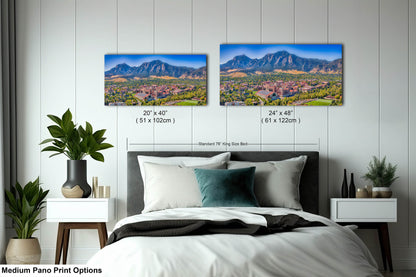 Folsom Field, Boulder Colorado Mountainscape
