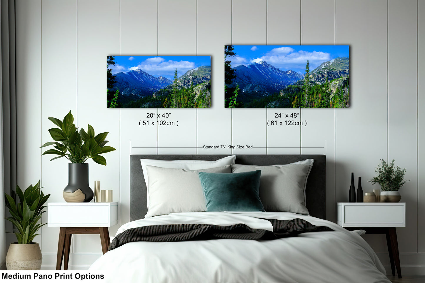 Rocky Mountain National Park panoramic picture, large panoramic art, Longs Peak Colorado, Estes Park wall art, national park panorama,
