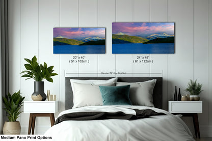Lake Dillon panorama picture, Breckenridge, Colorado wall art, mountain lake, Frisco Colorado, extra large wall art, mountains