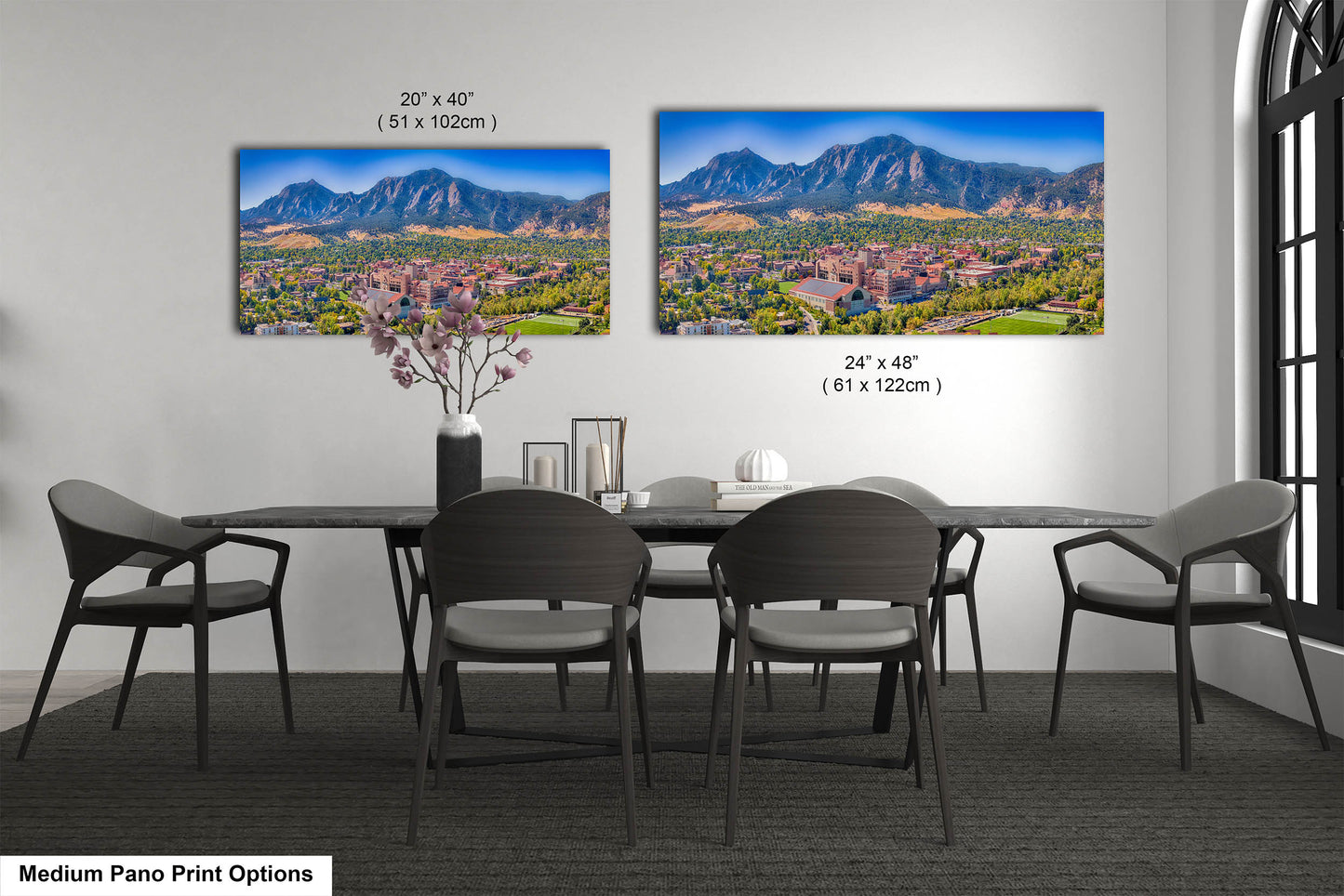 Folsom Field, Boulder Colorado Mountainscape
