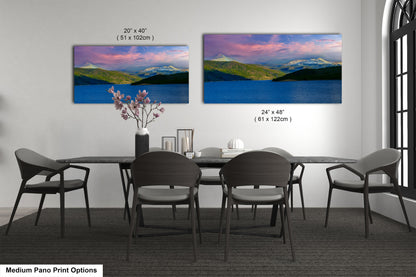 Lake Dillon panorama picture, Breckenridge, Colorado wall art, mountain lake, Frisco Colorado, extra large wall art, mountains