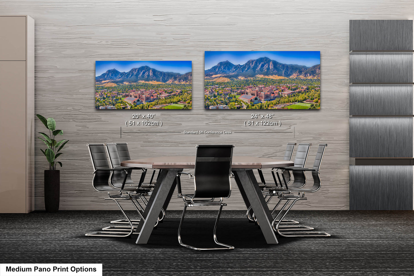 Folsom Field, Boulder Colorado Mountainscape