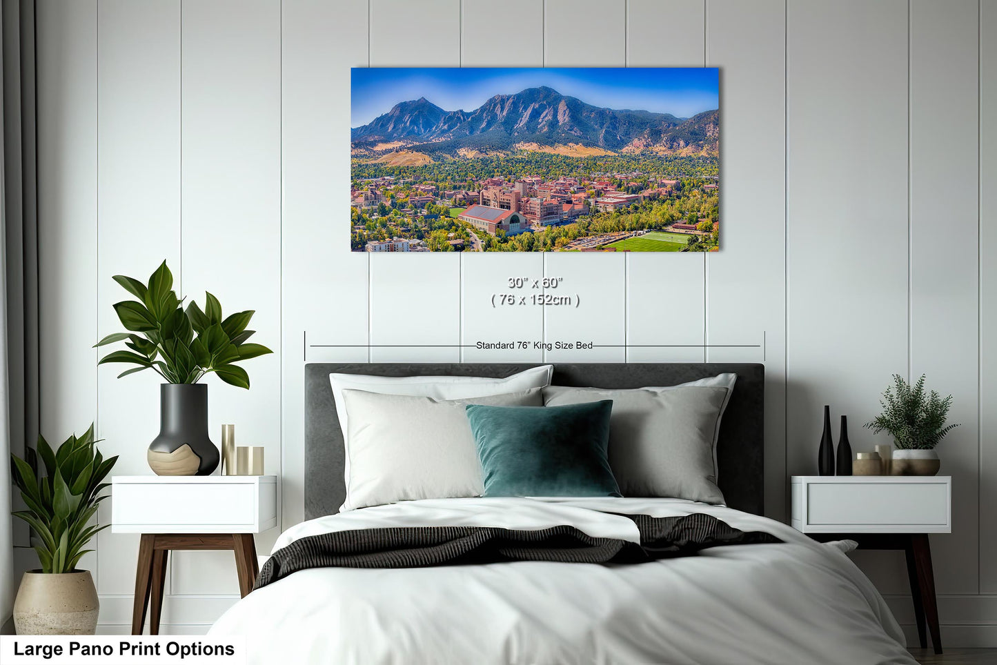 Folsom Field, Boulder Colorado Mountainscape
