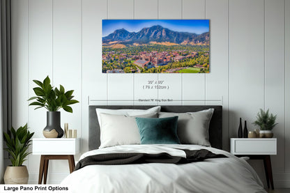Folsom Field, Boulder Colorado Mountainscape