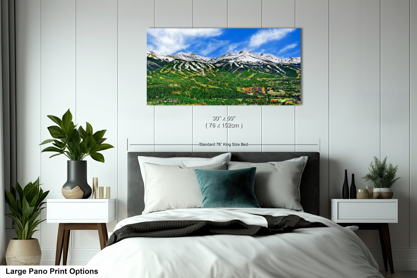 Breckenridge ski resort picture, Breckenridge Colorado wall art, Breckenridge in early summer, extra large wall art, Colorado ski,