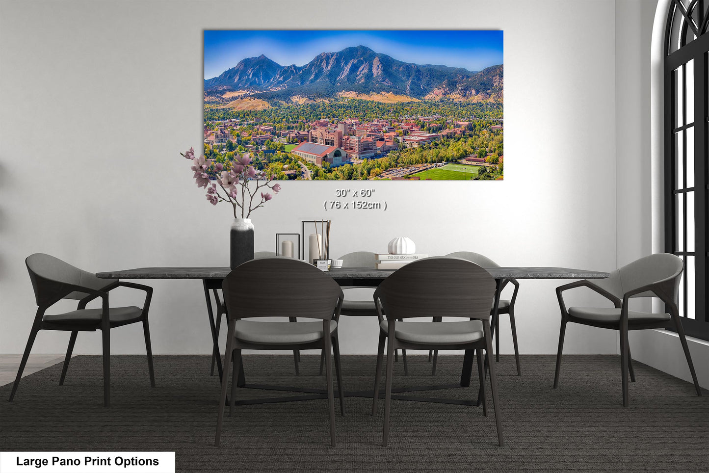 Folsom Field, Boulder Colorado Mountainscape