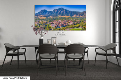 Folsom Field, Boulder Colorado Mountainscape