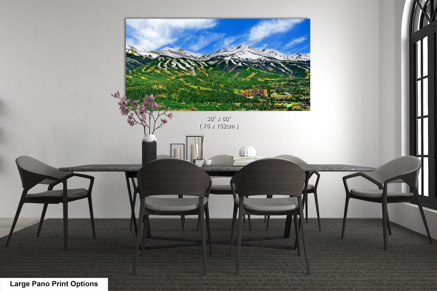 Breckenridge ski resort picture, Breckenridge Colorado wall art, Breckenridge in early summer, extra large wall art, Colorado ski,