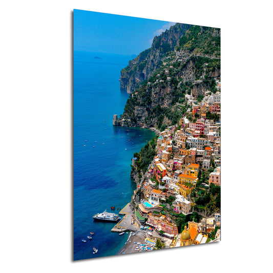 Positano Italy Canvas Print, Italy Photography, Amalfi Coast Photo, Photo Art, Positano Photography, Vertical Wall Art