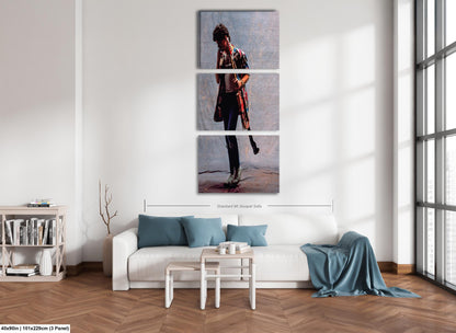 Eddie Van Halen Canvas Print | Rock 'n Roll Photo Art | Wall Art Photography | Van Halen Hanging Wall Art