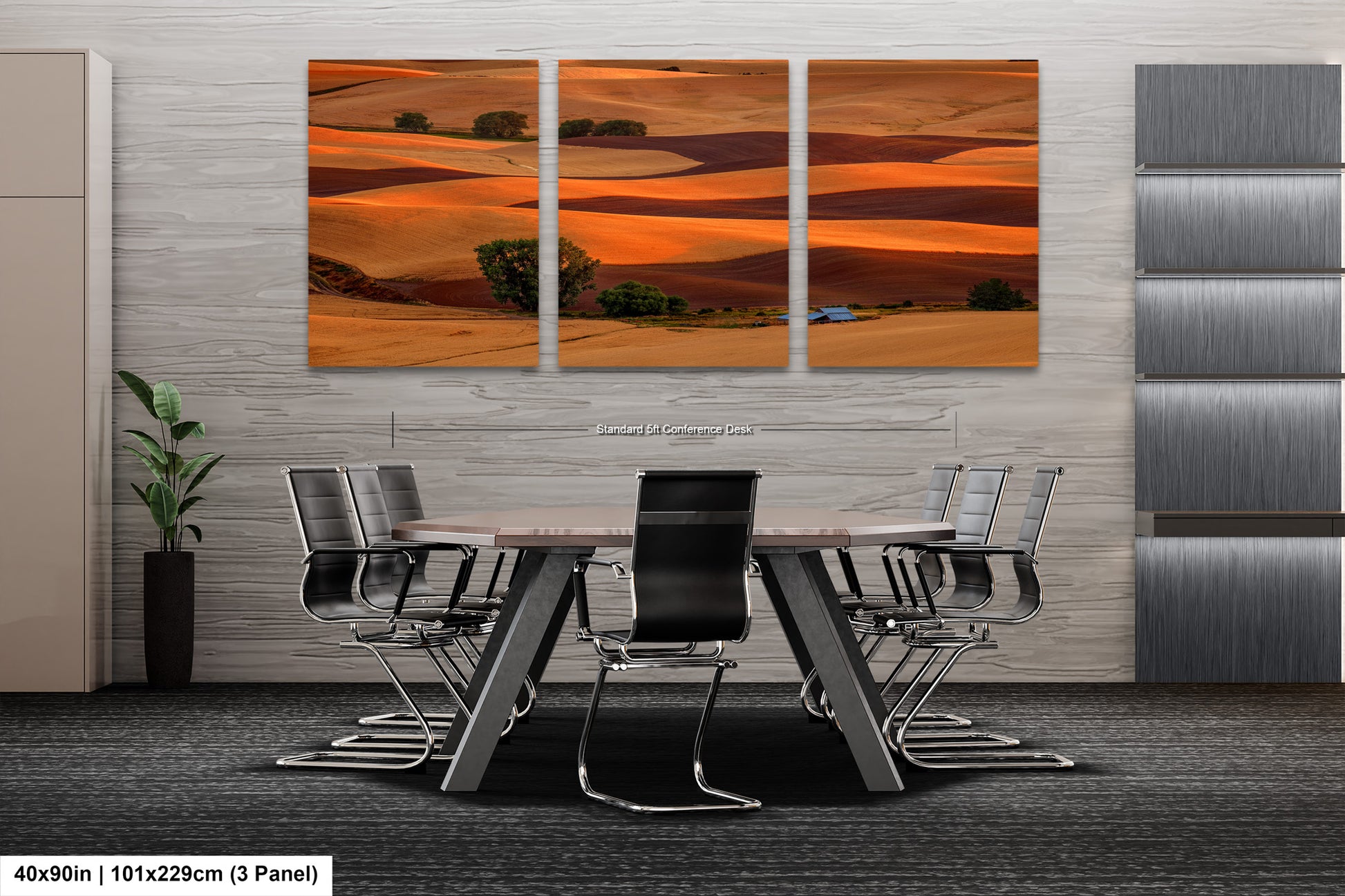 a dining room with a table and chairs