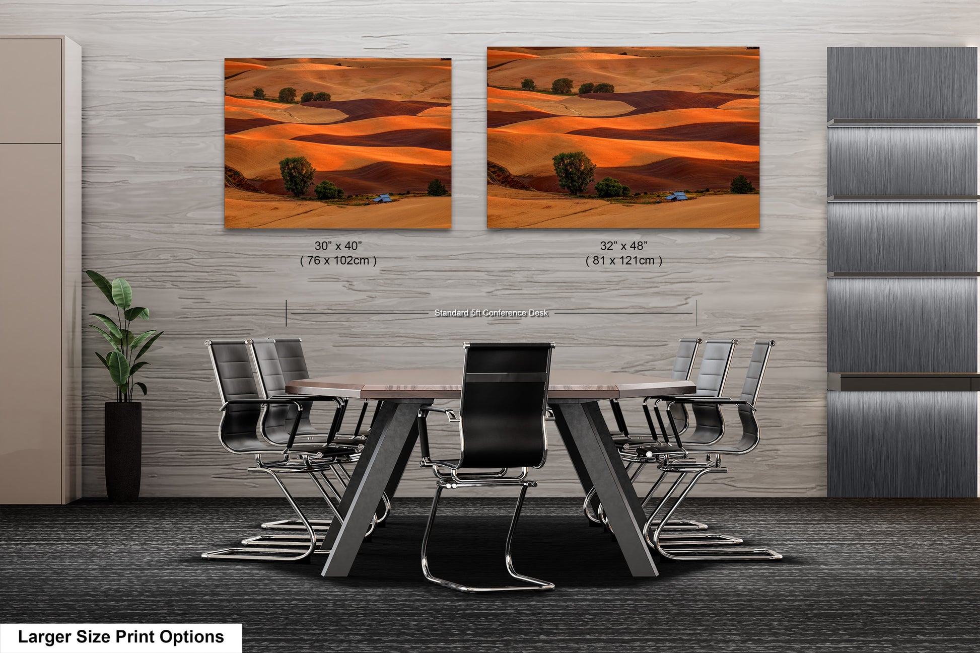a dining room with a table and chairs