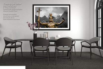 a dining room with a table and chairs