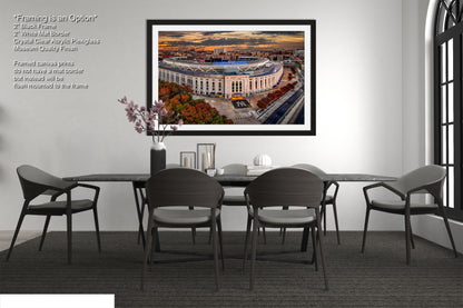 a picture of a dining room with a table and chairs