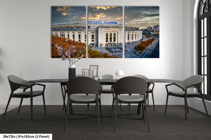 a dining room with a table and chairs